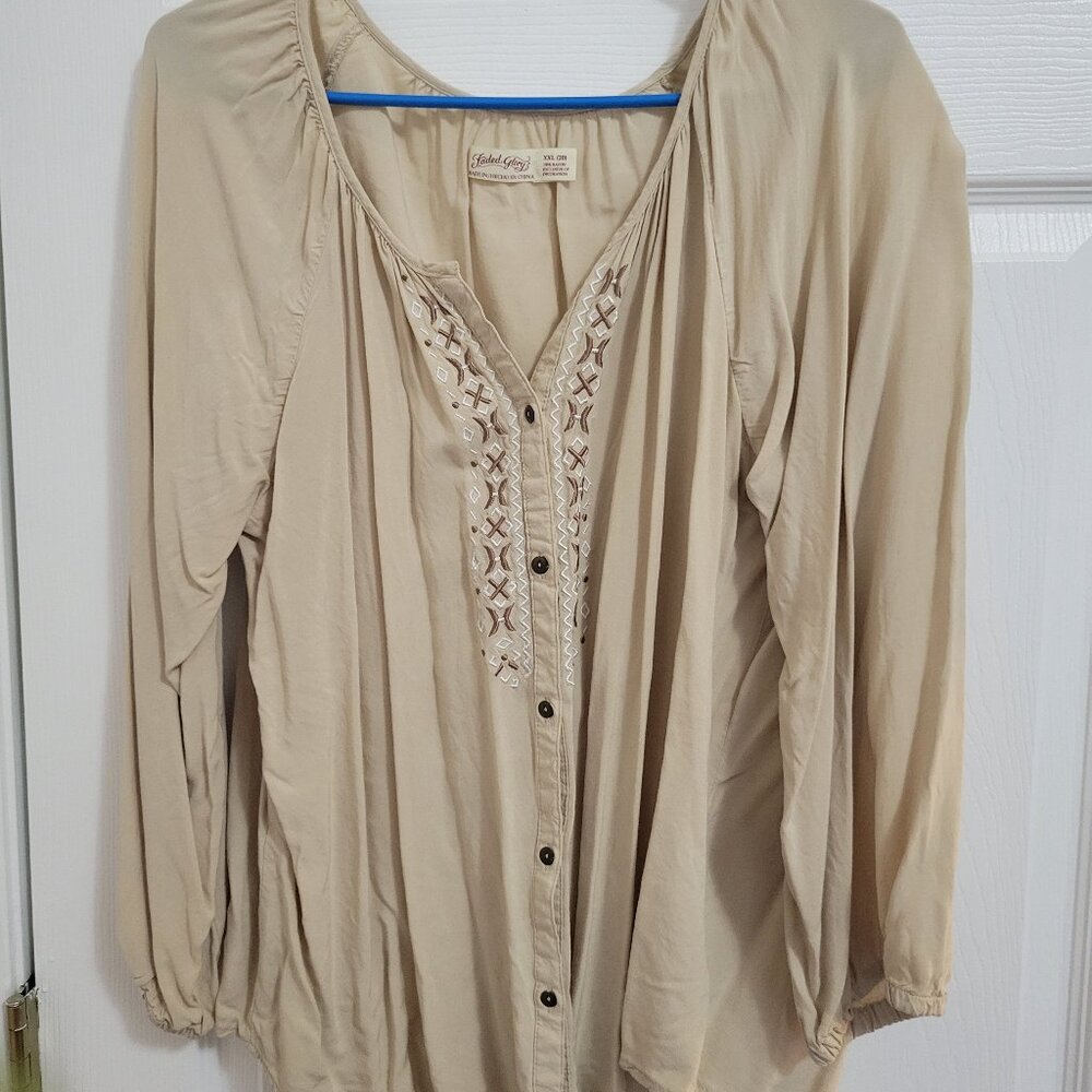 Deadstock Faded Glory blouse